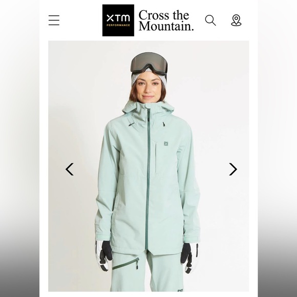 XTM Performance: Palladium ll Ladies Snow Shell Jacket Jade - Picture 1 of 13